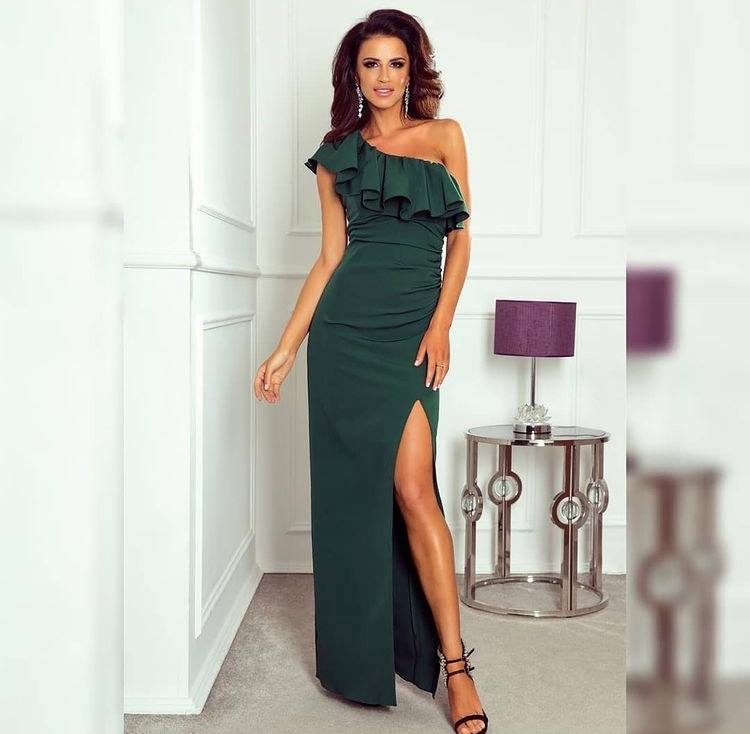 Rochie Sisa Verde inchis