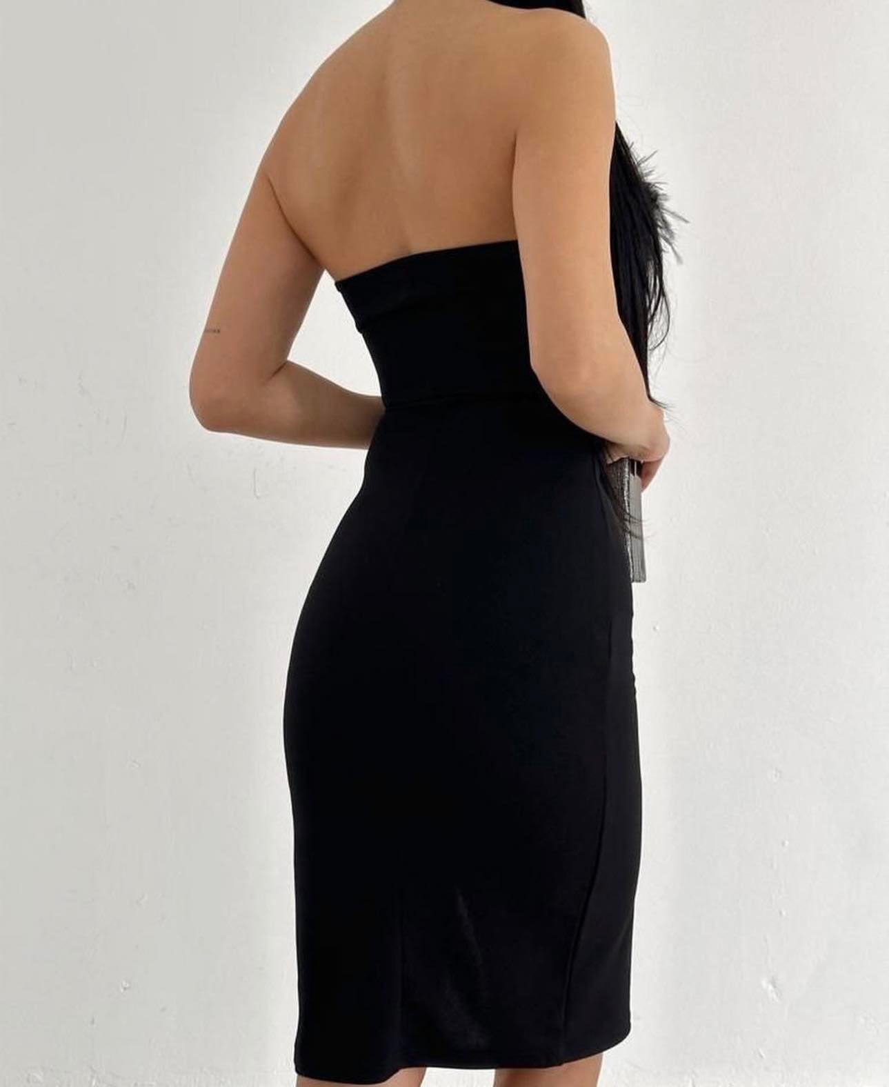 فستان فيمو أسود