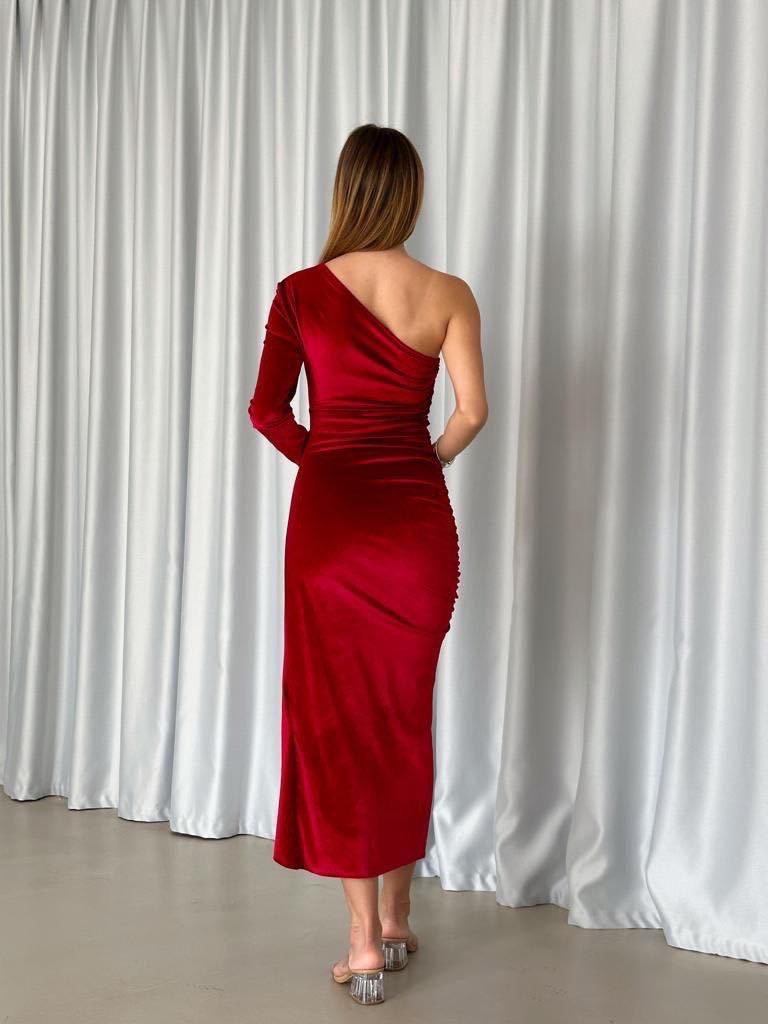 Rotes Mata-Kleid
