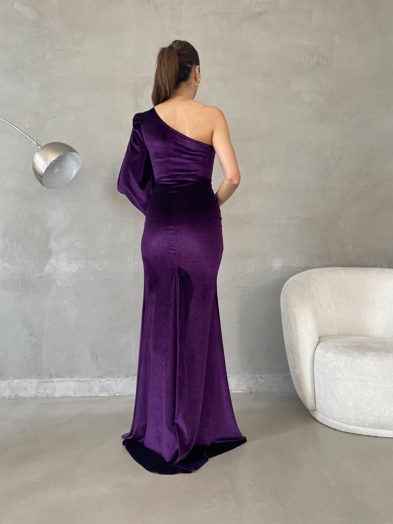 فستان فاسيا الأرجواني