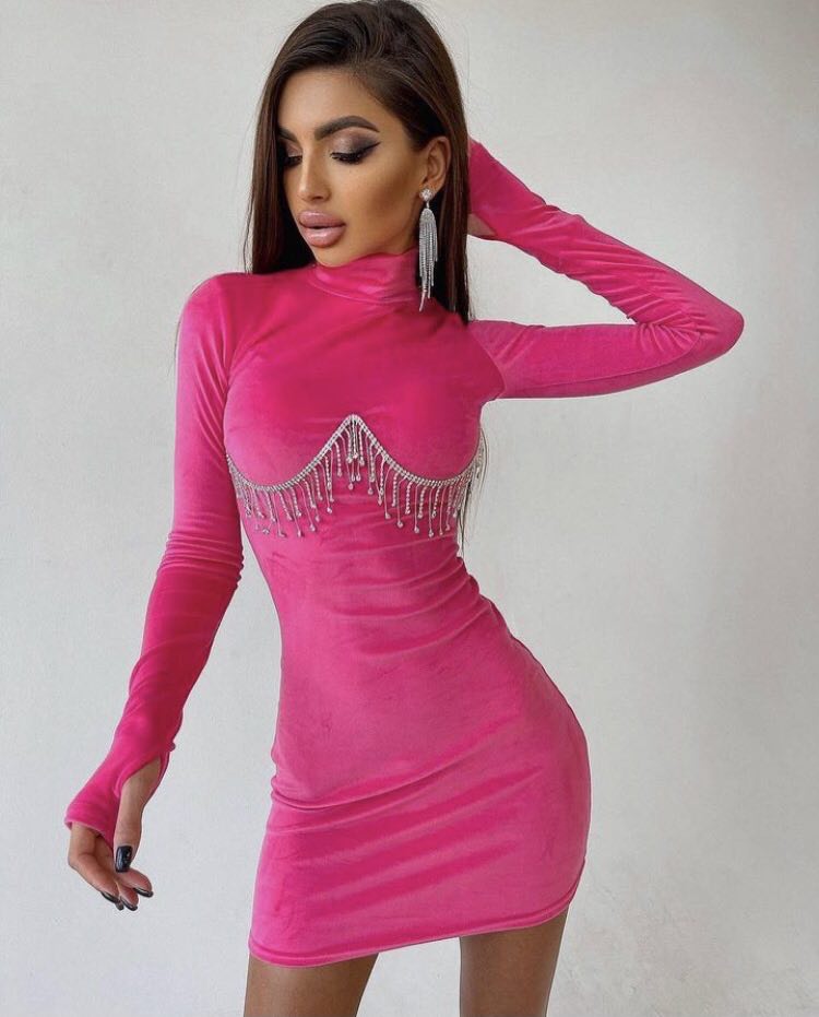 فستان جولييت فوشيا