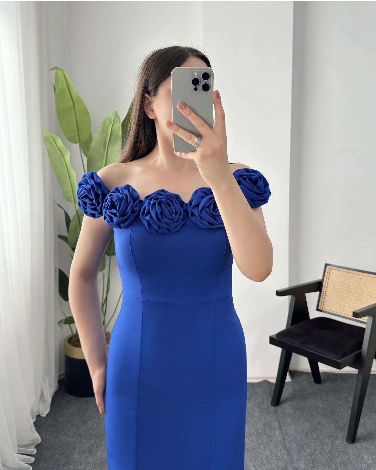 Siona Dress Blue