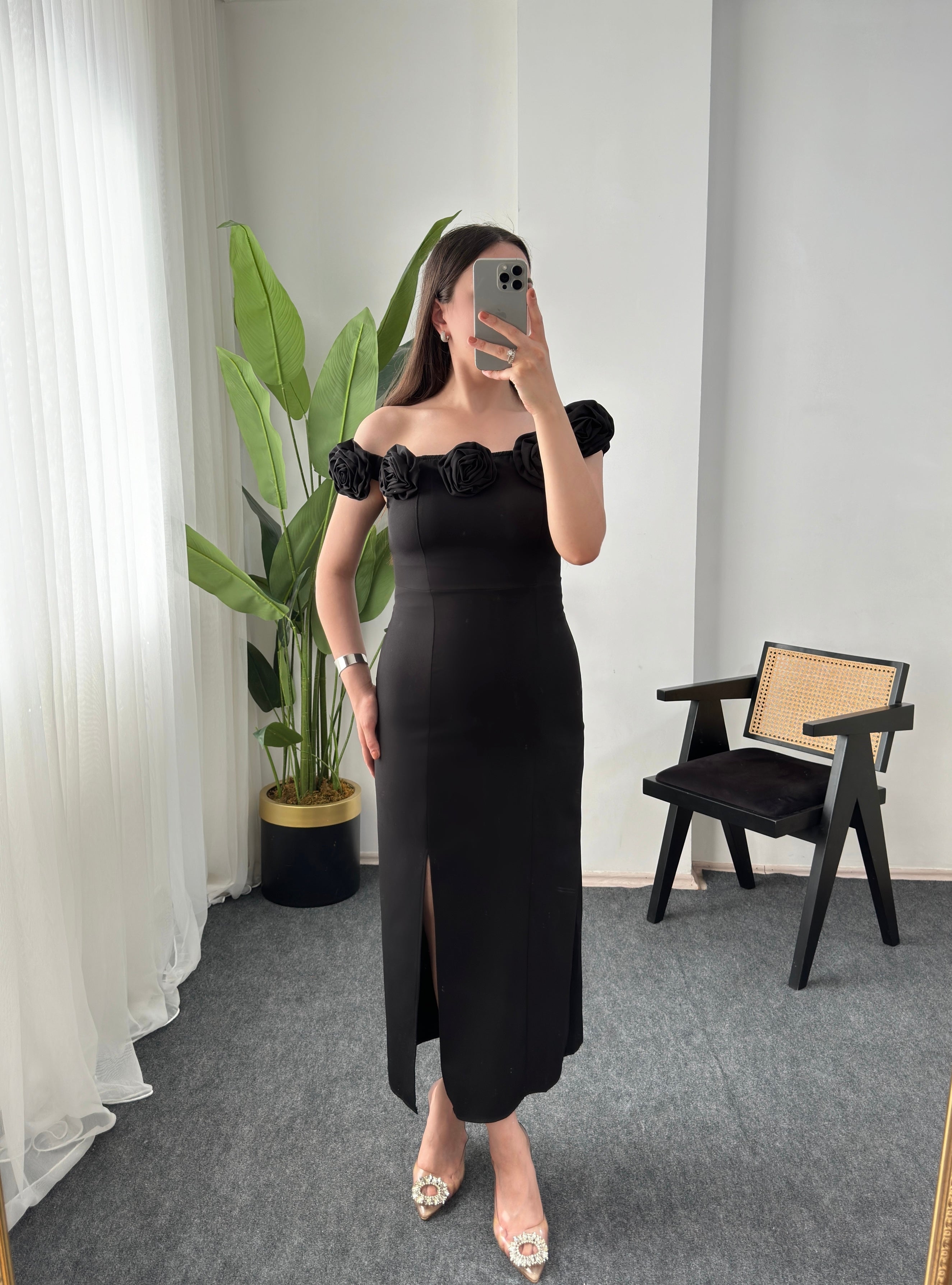 فستان سيونا أسود