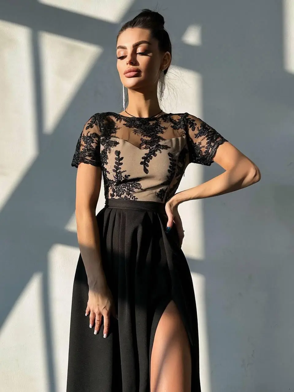 Рокля Манда черна