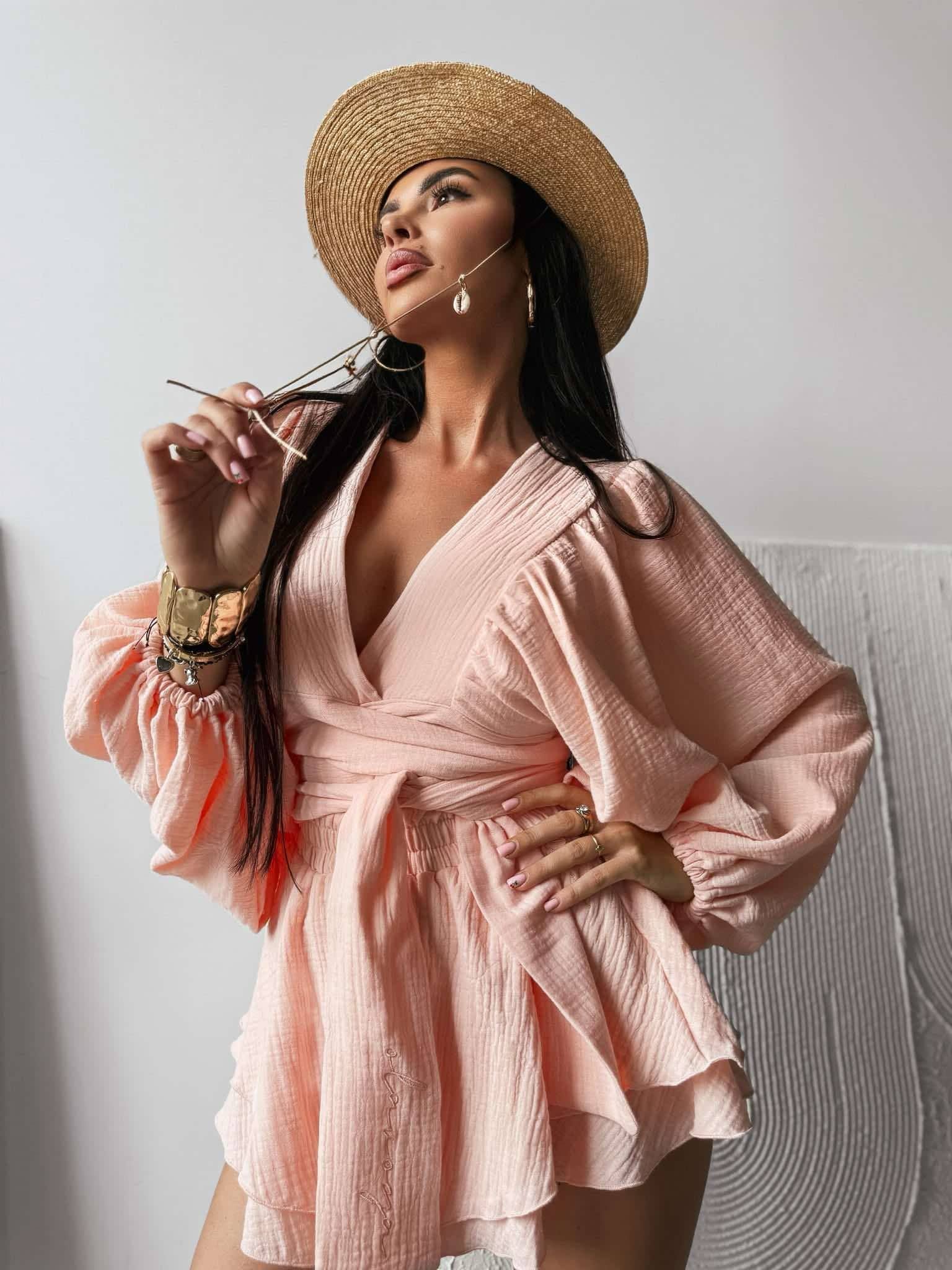 Kairi Suit Salmon pink