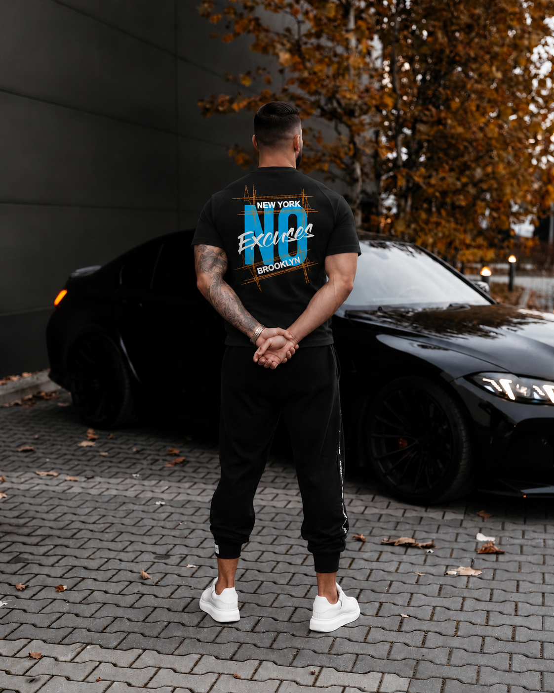 Tricou Barbati No Excuses Negru - Regular Fit