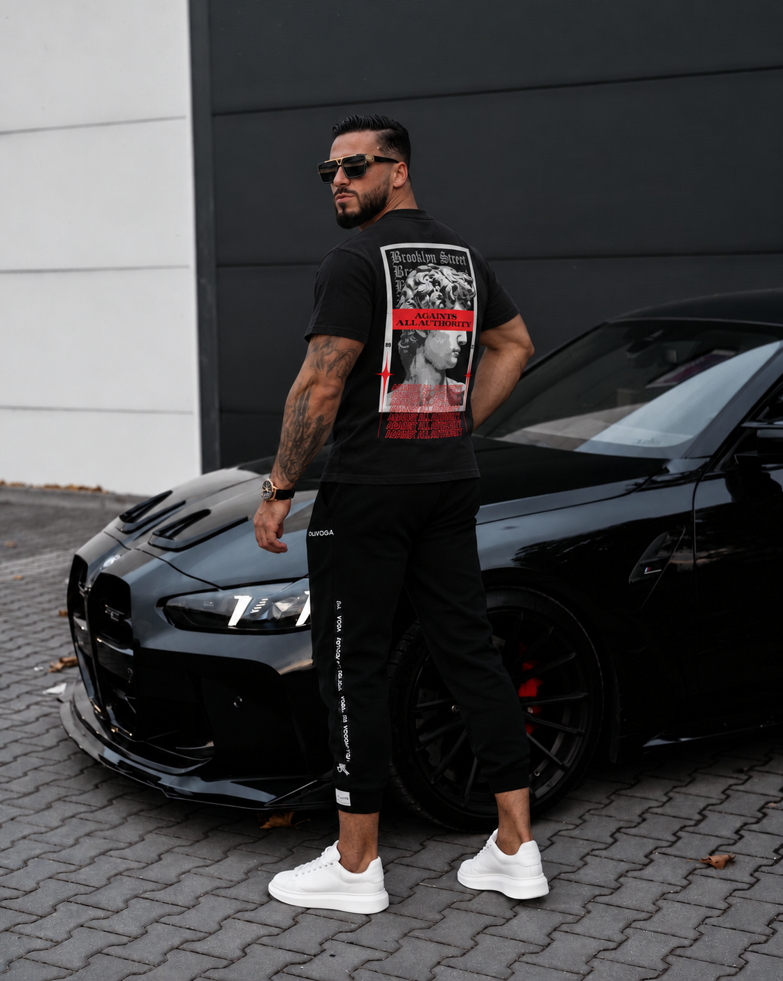 Tricou Barbati Against All Authority Negru - Regular Fit
