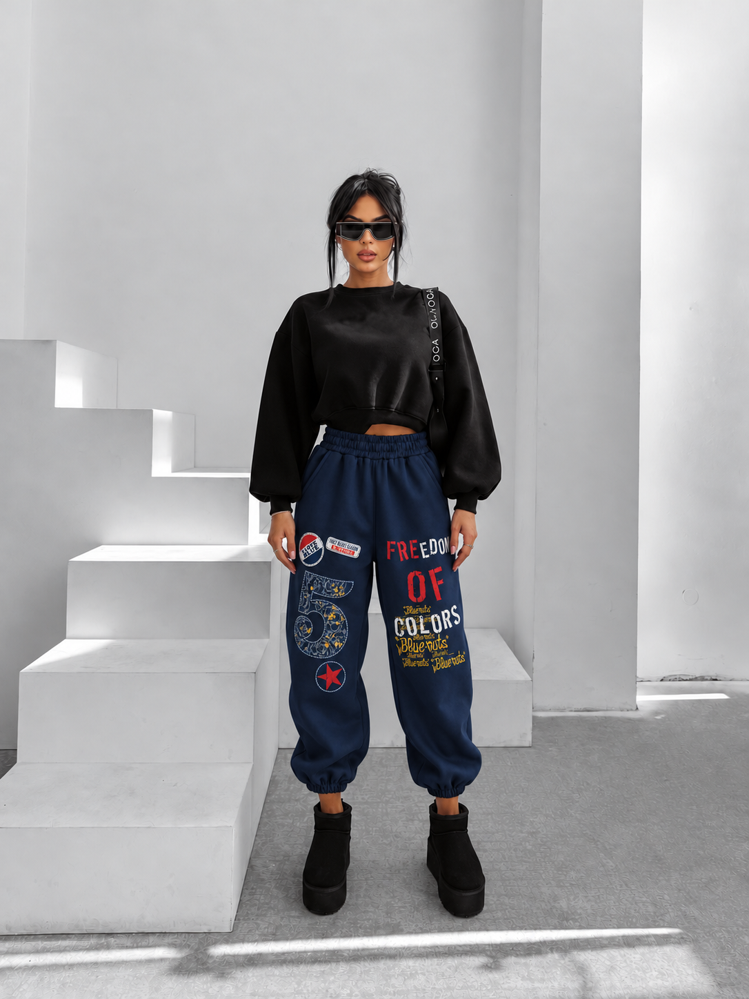 Pantaloni FREEDOM 5 Jogger Bleumarin