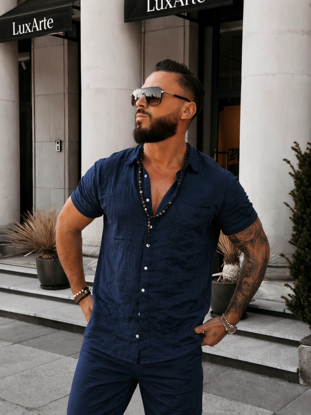 Rony Navy Blue Suit