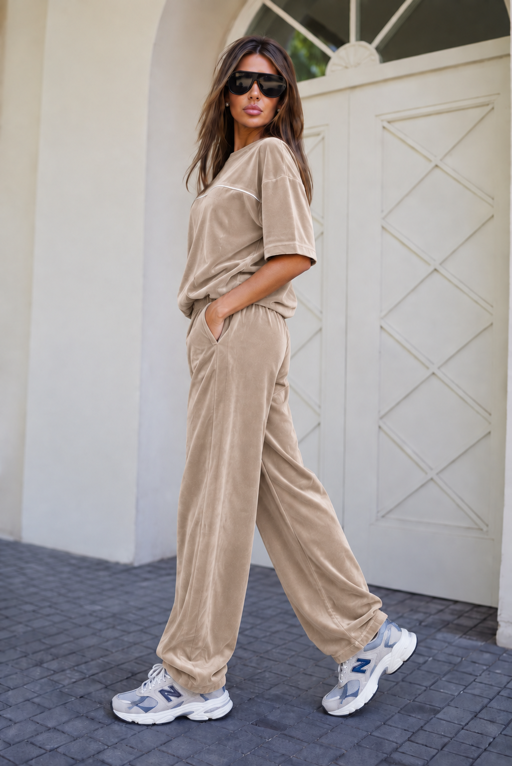 Diana Beige Tracksuit