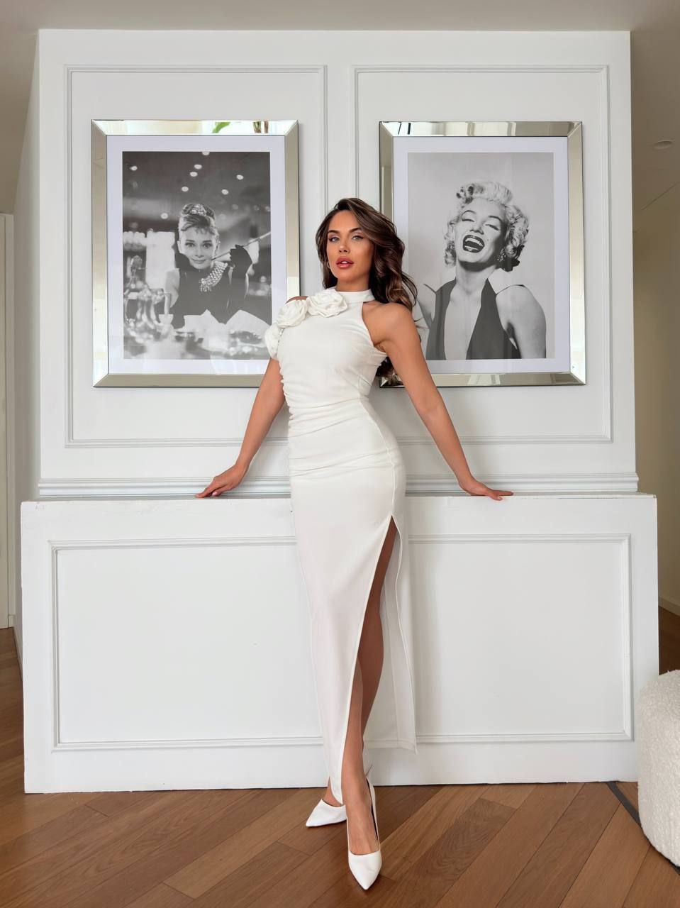 فستان فيليز الأبيض