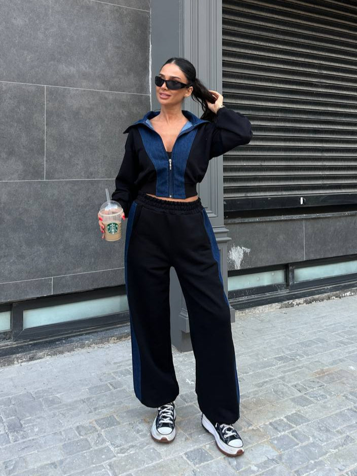 Roya Black Tracksuit