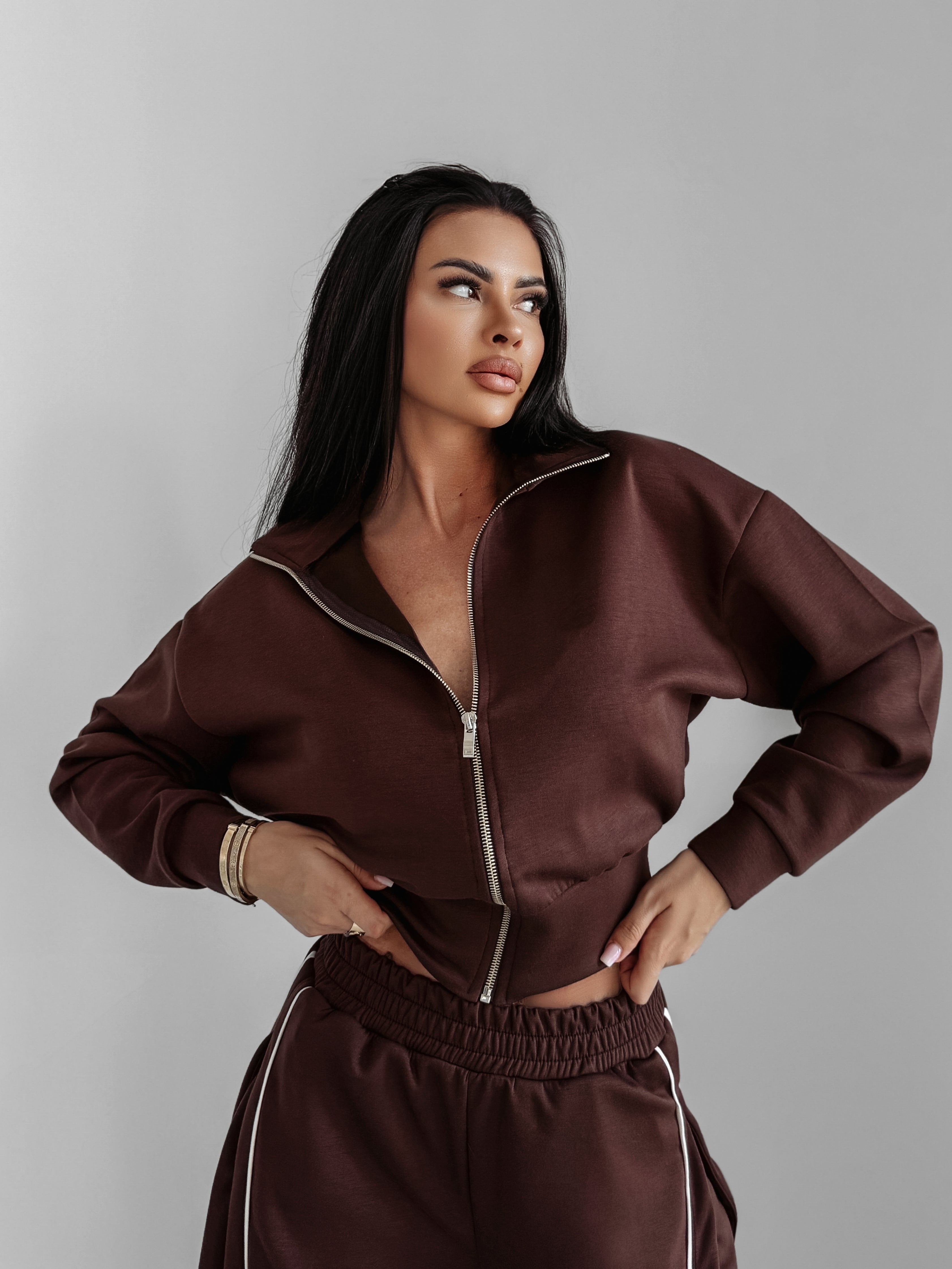 Voga Brown Tracksuit