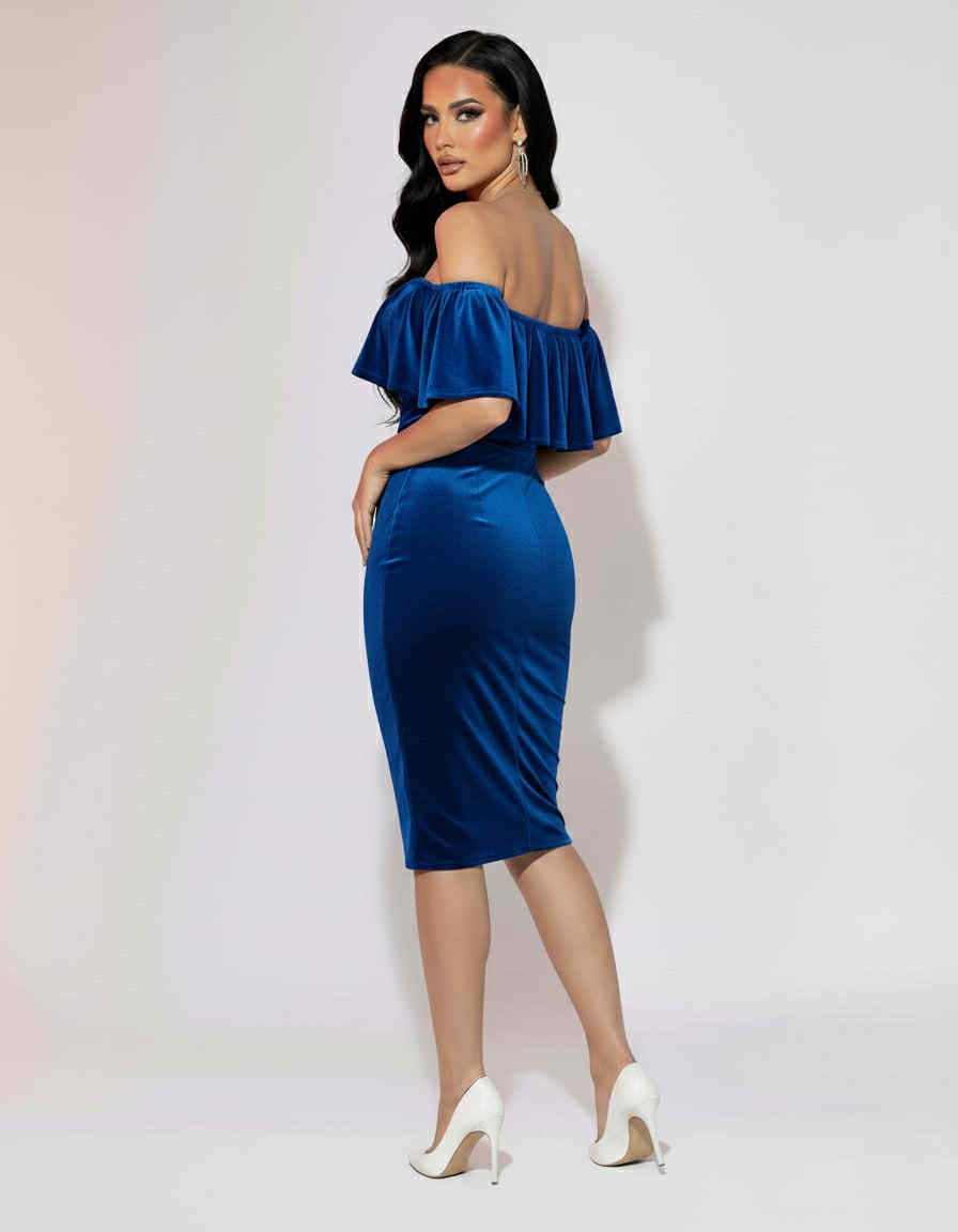 Rochie Asel Albastru