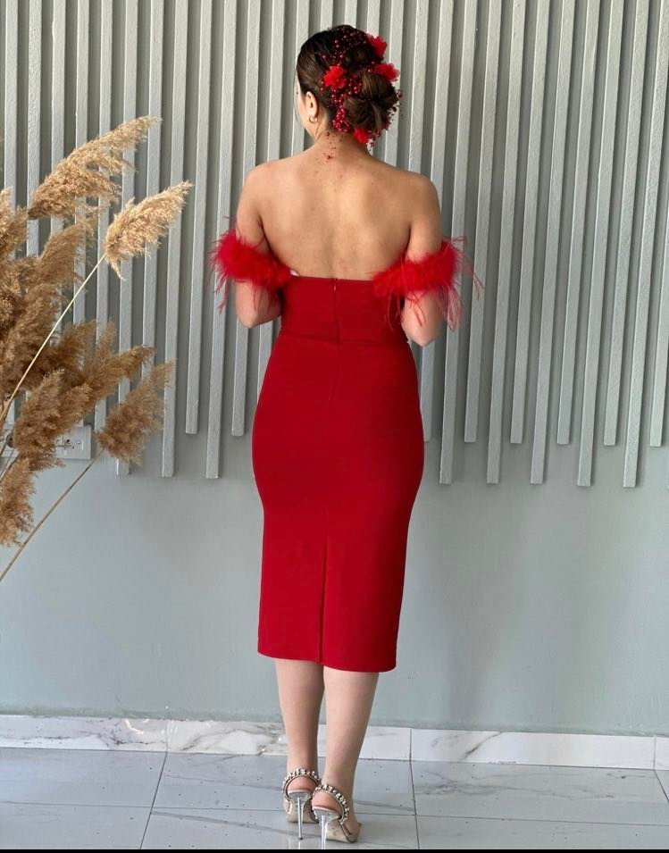 Red Nicola dress 