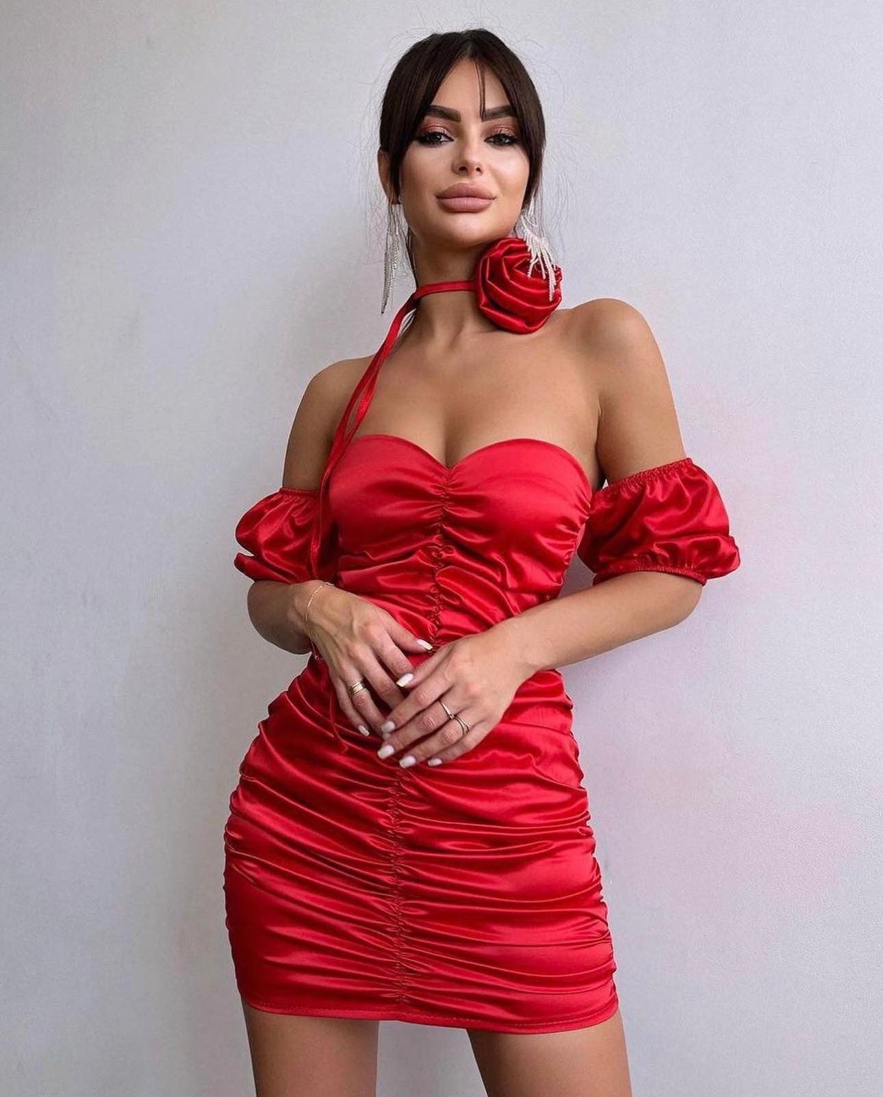 Red Andy dress 