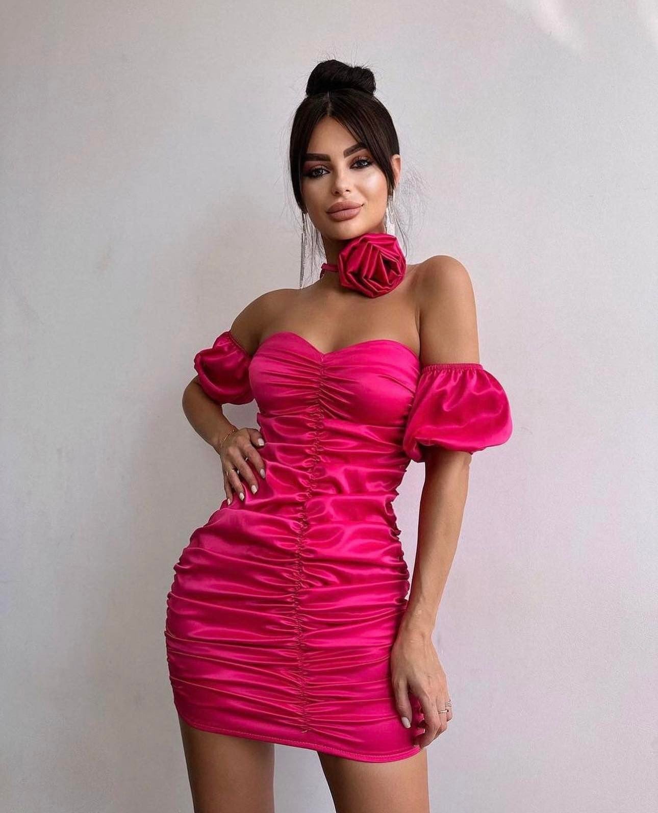 Andy Fuchsia dress 