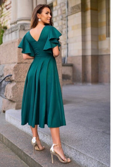 Dark green Elora dress 