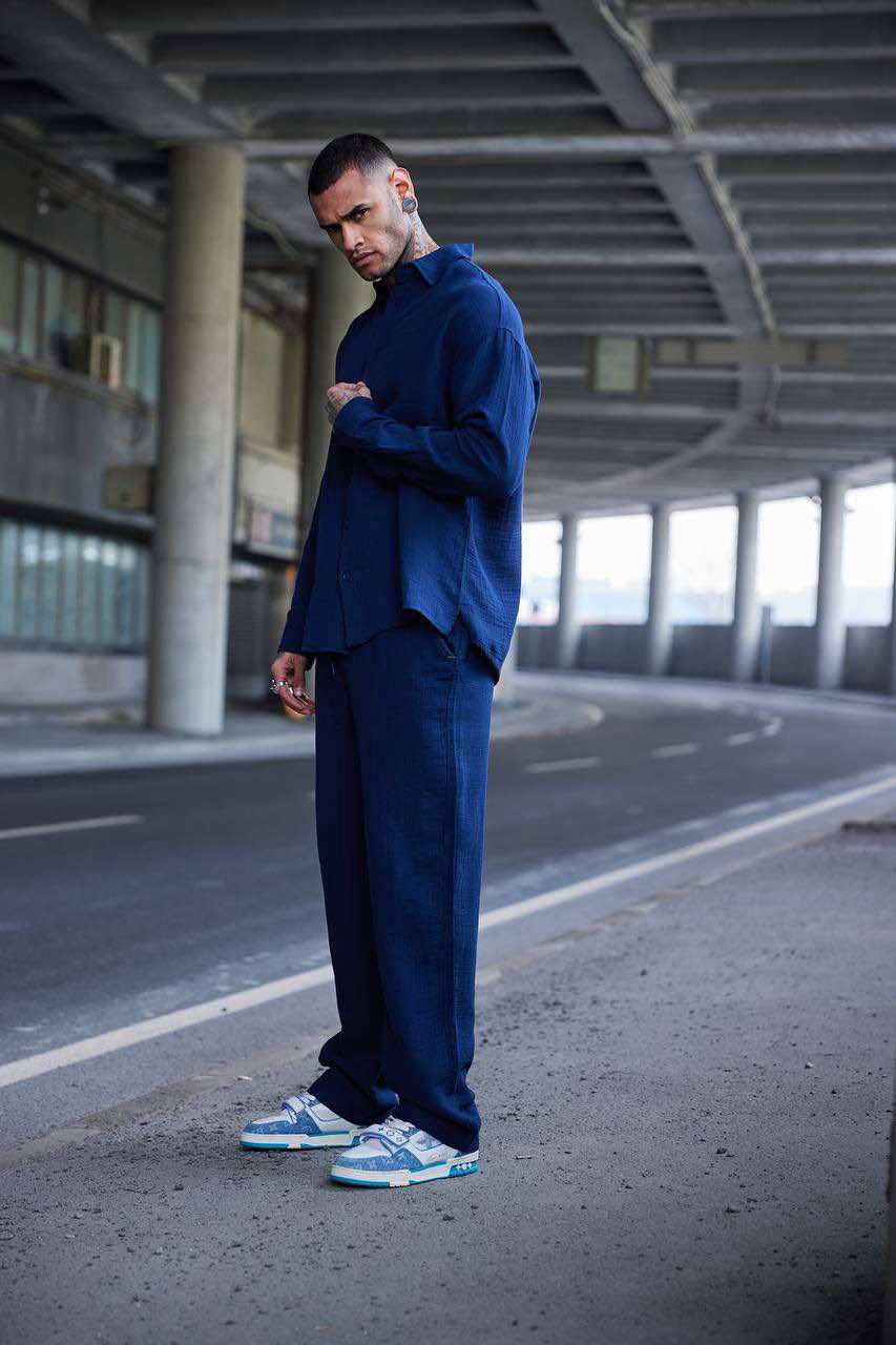 Set Tasos Bleumarin
