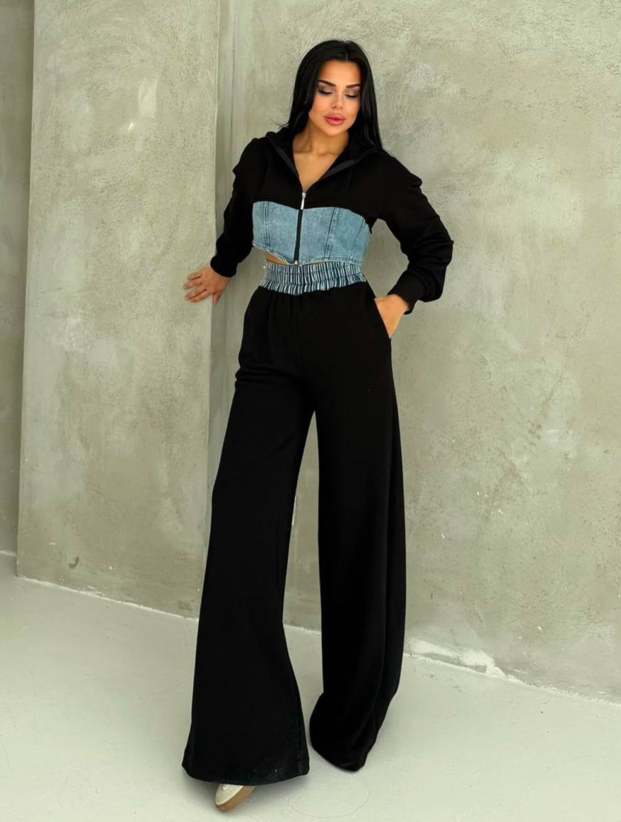 Alva Tracksuit Black
