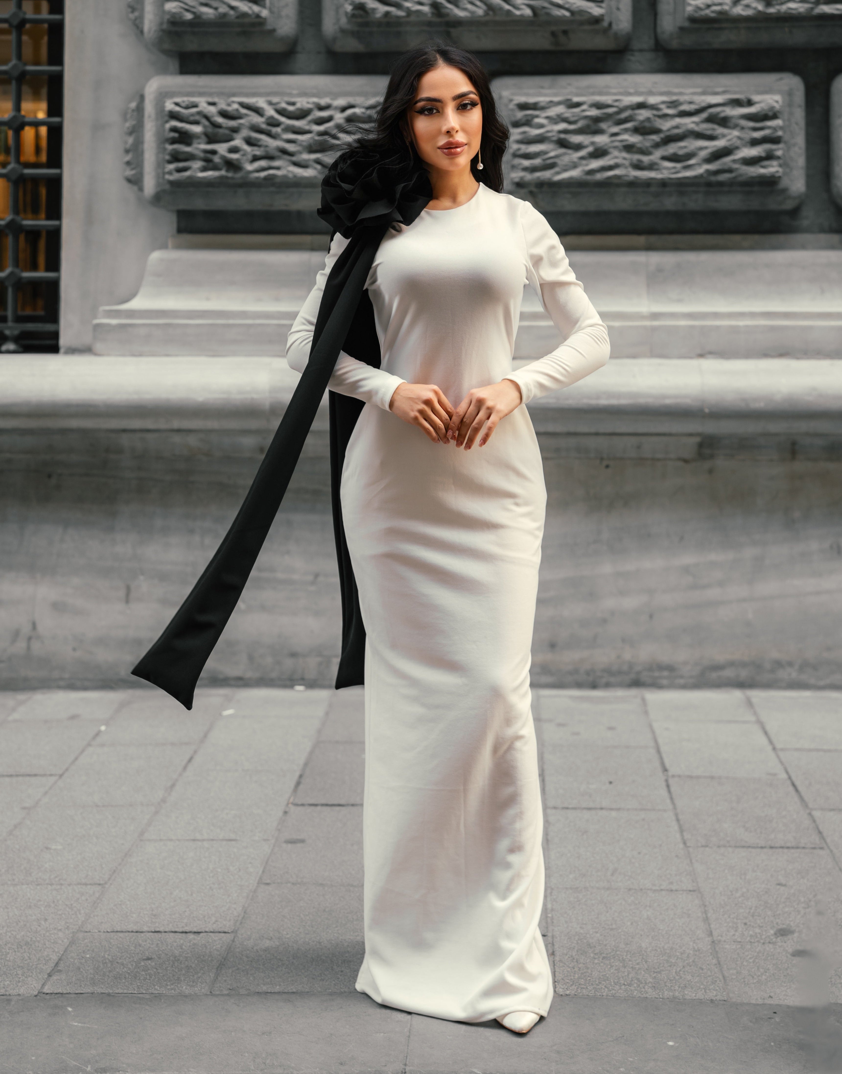 Rochie Helia Alb