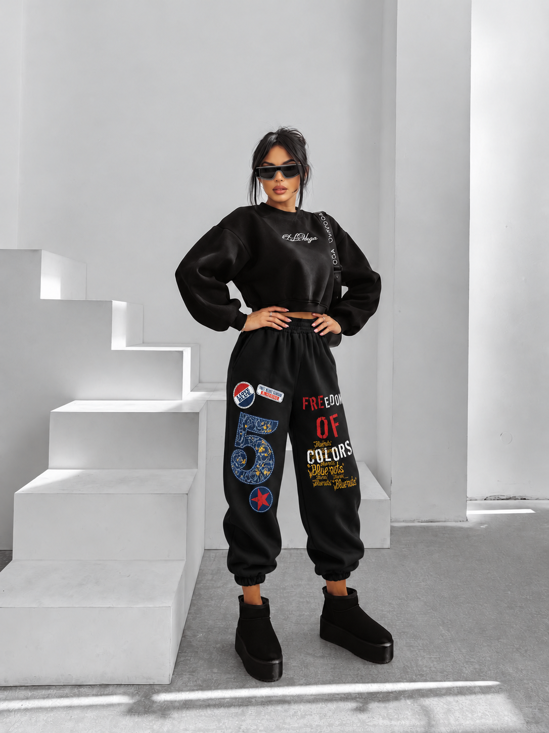 Pantaloni FREEDOM 5 Jogger Negru