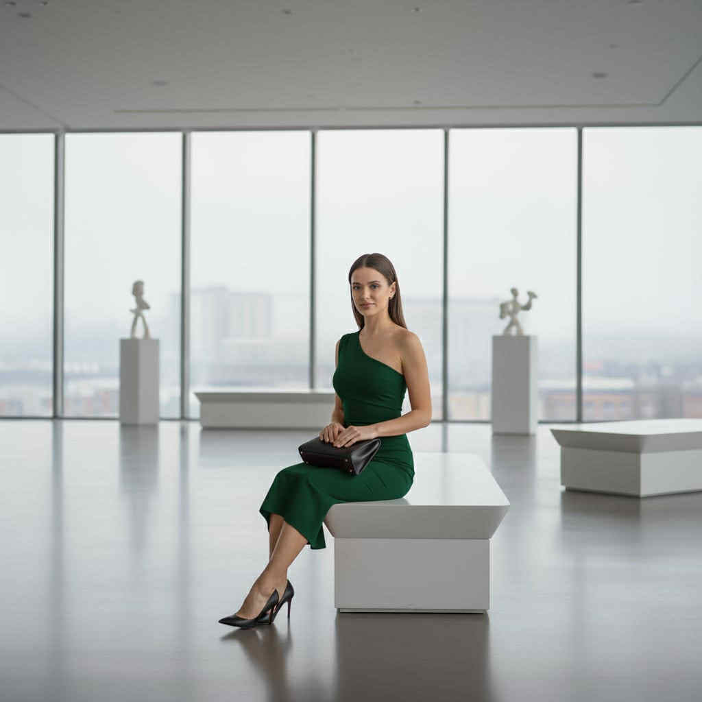 Rochia Rona Verde Inchis