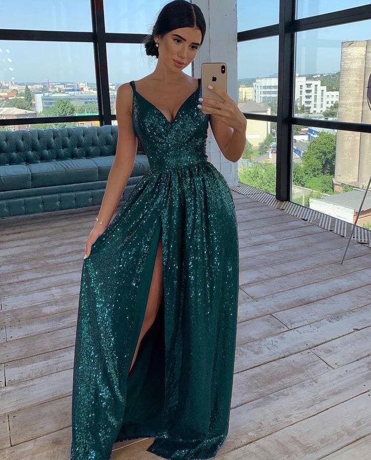 Dark Green Etana Dress 