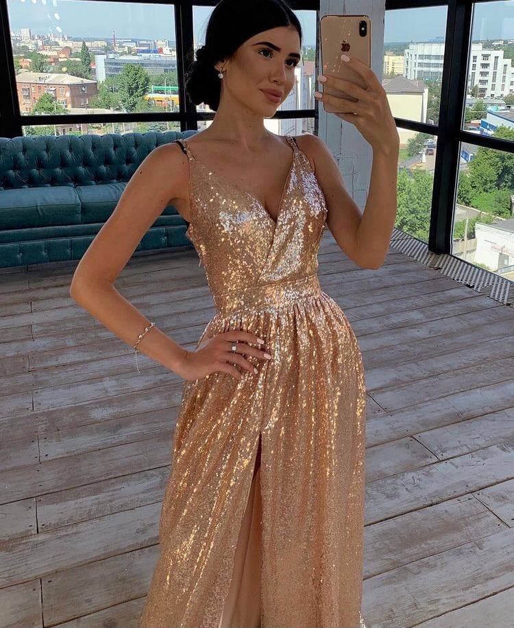 Gold Etana Dress 